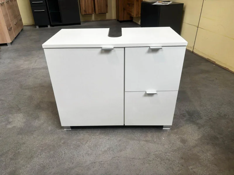 Waschbeckenunterschrank weiß matt 70x35x53 cm - Bild 4