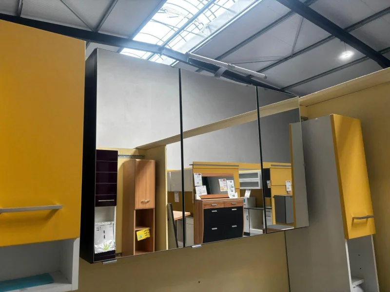 Spiegelschrank LED Graphit 80x21x64 cm