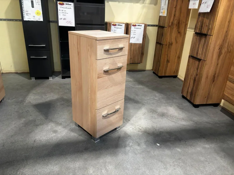 Badschrank Buche 30x35x79/84 cm