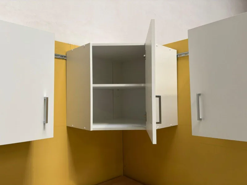 Eck-Hängeschrank Küche weiß matt 60x60x57 cm - Bild 2