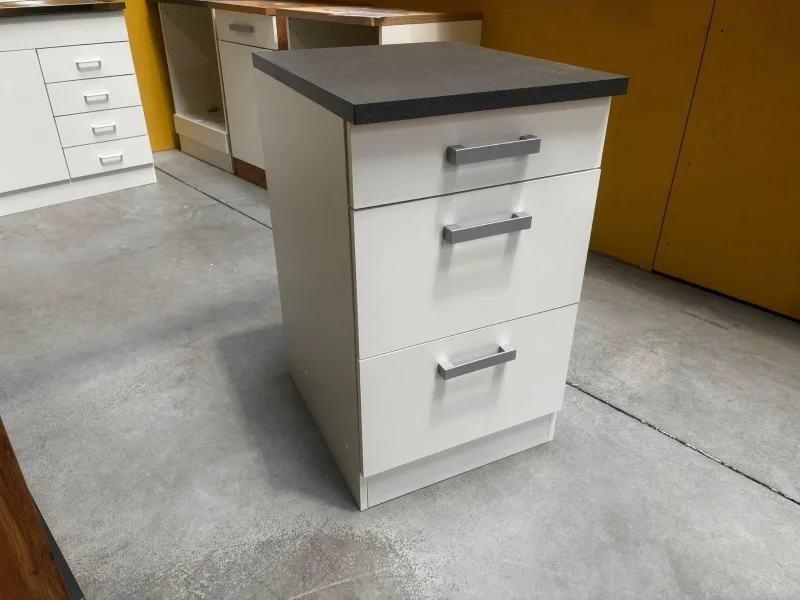 Küchenschrank Schubladenschrank weiß 50x60x85 cm
