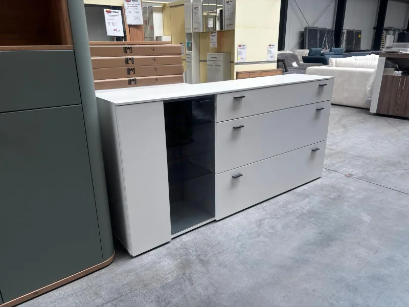 Sideboard Weiß 181x31x87 cm D&D Möbel