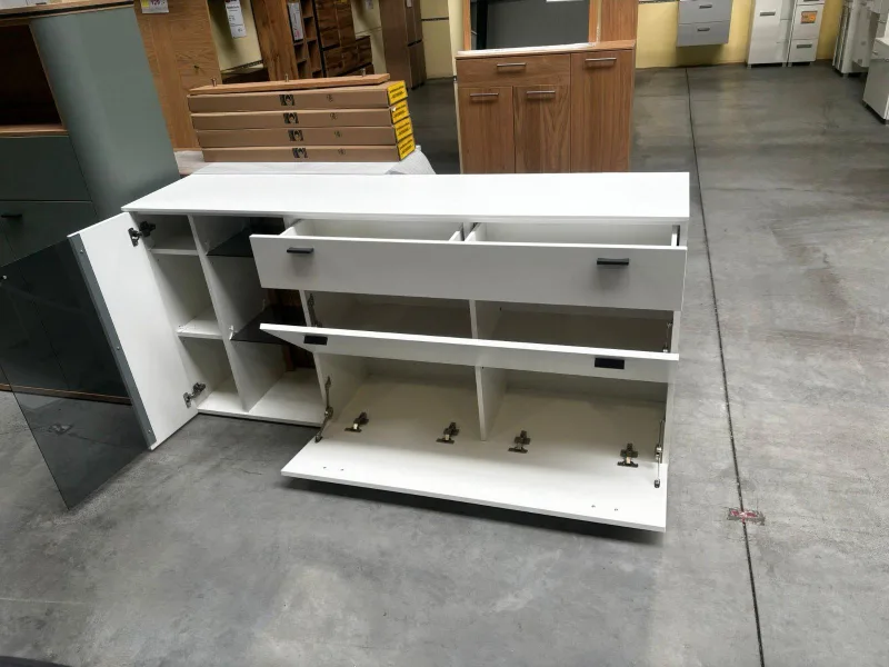 Sideboard Weiß 181x31x87 cm D&D Möbel - Bild 2