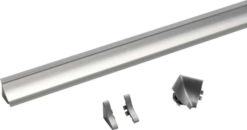 Wandabschlussleiste Edelstahl 300 cm Küchenblende - Bild 3