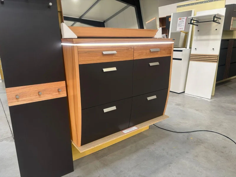 Dieter Knoll Hänge-Schuhschrank Kernbuche 123x96 cm - Bild 4