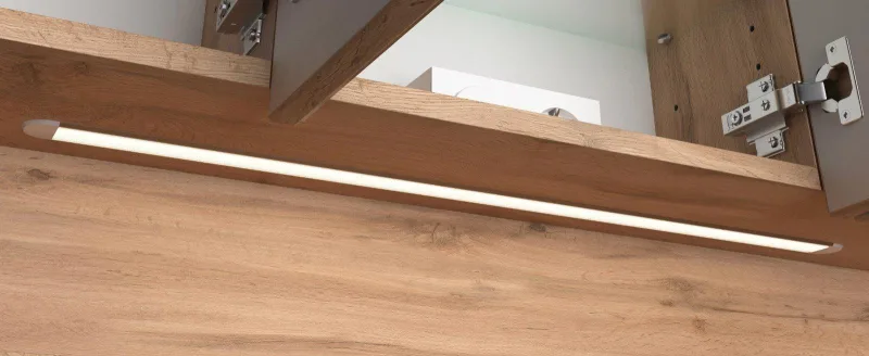 Spiegelschrank Badmöbel Wotaneiche 60x21x64 cm - Bild 6